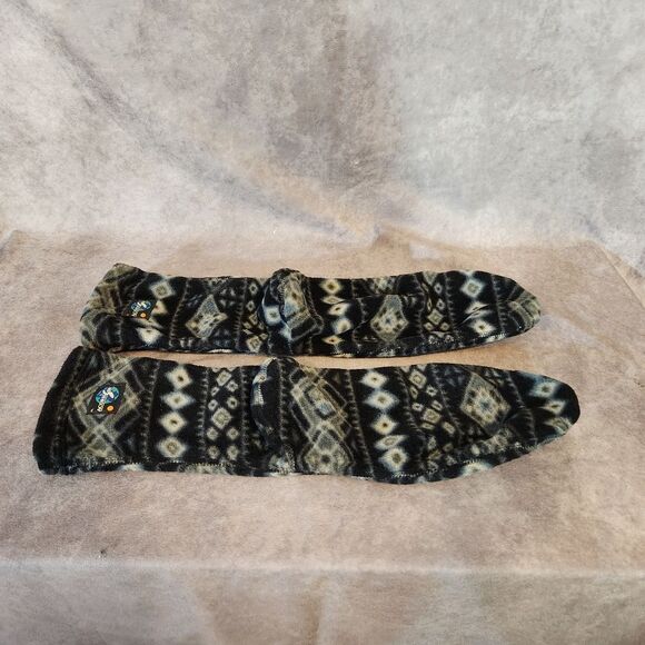 Acorn Blue and Tan Fleece Socks Size XL - Picture 4 of 5